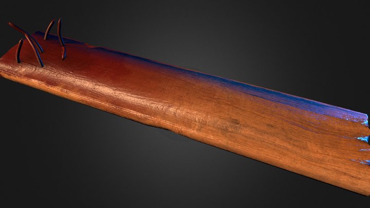 Bloody Plank 3D Model