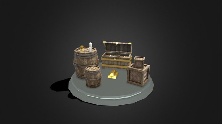 230 Props 3D Model