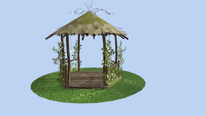 Gazebo - Fairy Garden 3D Model