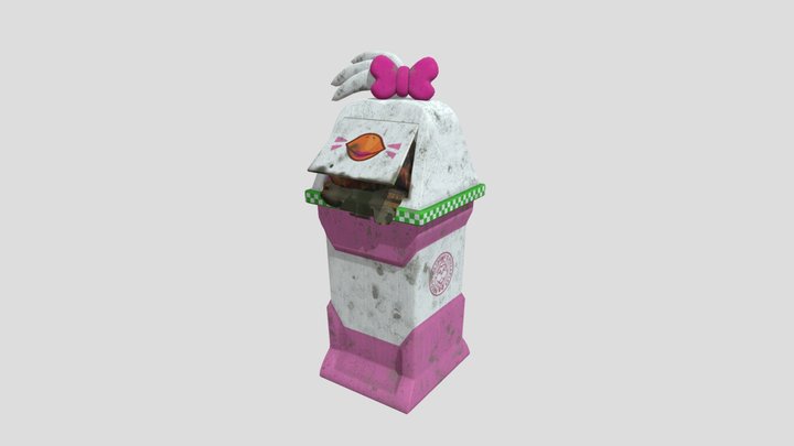 chica ruin 3D Model