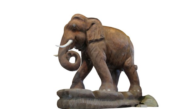 S1 Elephant Cropped 3D Model