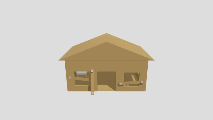 Cabin Home 3D Model