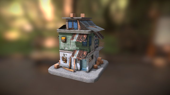 Modular house 3D Model