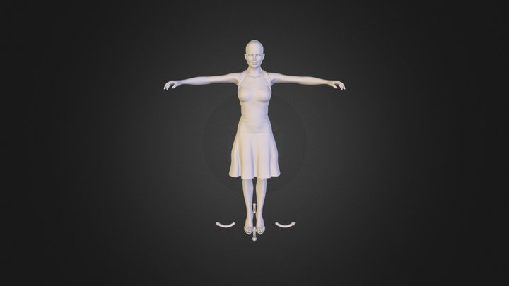 Summergirl.obj 3D Model