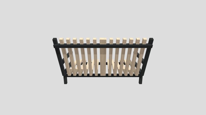 City Bench 3D Model