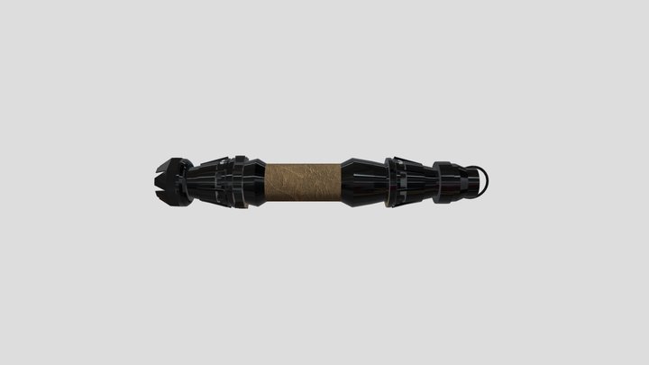 Reys Lightsaber Hilt 3D Model