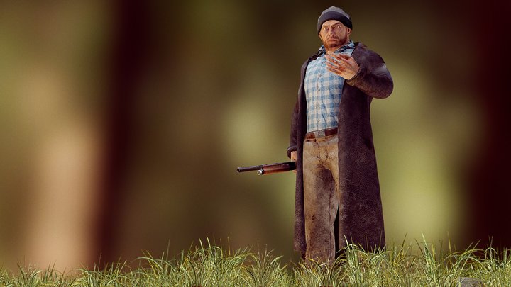 Survivor – William, The War Veteran 3D Model