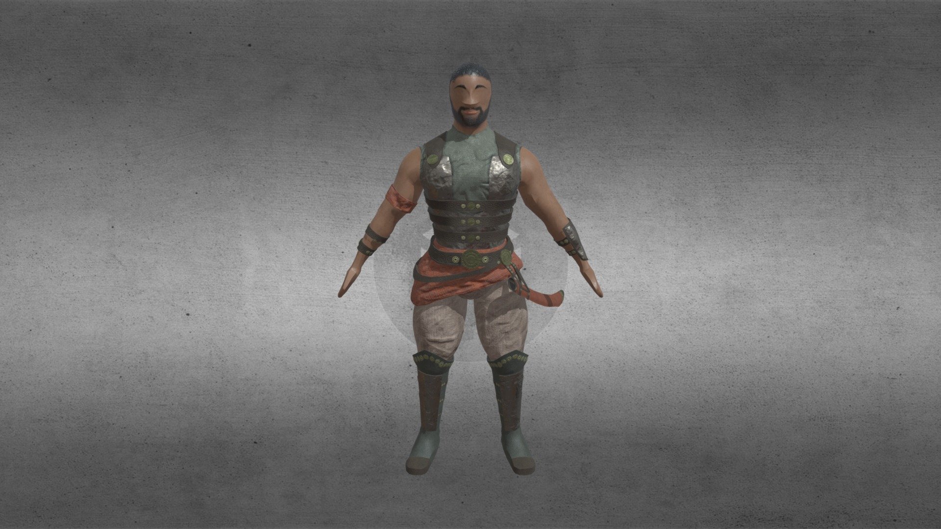 Player Character: The Adventurer - 3D model by AdrianRoseArt [9d075d2 ...