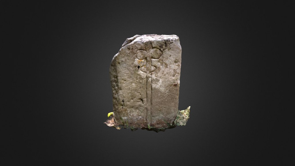 Threecastles Graveyard: medieval graveslab 1