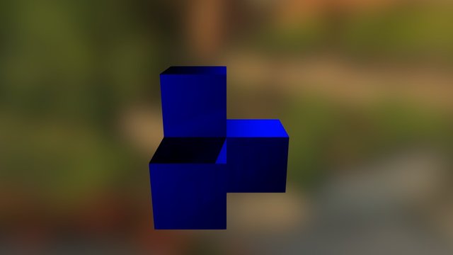 Blue Part 3D Model