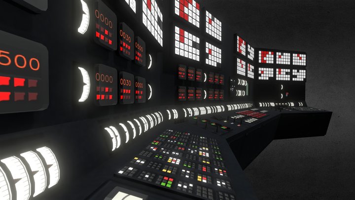 Deathstar Superlaser Control Console 3D Model