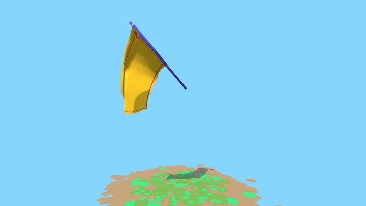 Flag Swing 3D Model