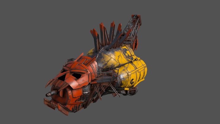 Ork Minelayer 3D Model