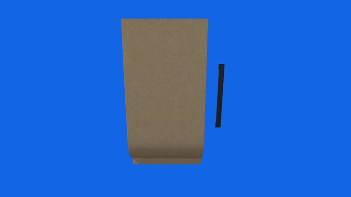 BOLSA TIPO 4 PRO CON VENTANA LATERAL 3D Model