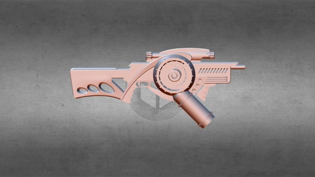 Bio-energy Rifle 3D Model