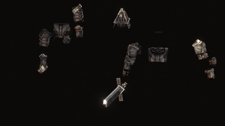 Armored warrior 2 3D Model