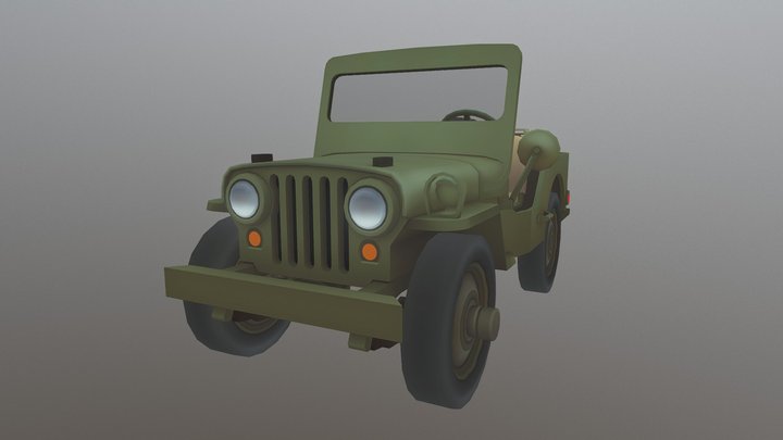 Jeep texturing step 4 3D Model