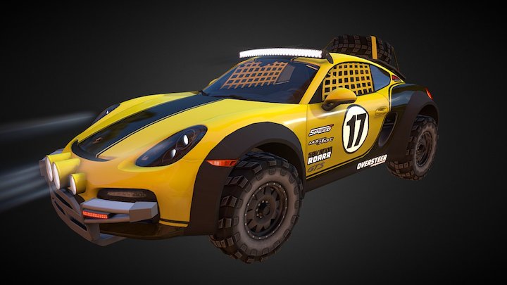Porsche Cayman GTS 3D Model