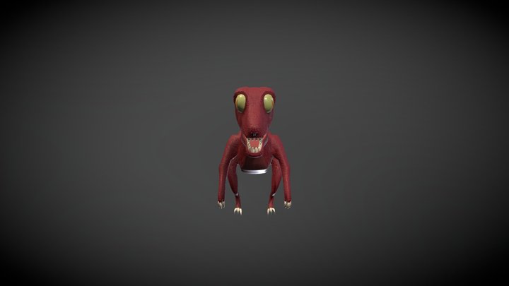 Tiny Velociraptor 3D Model