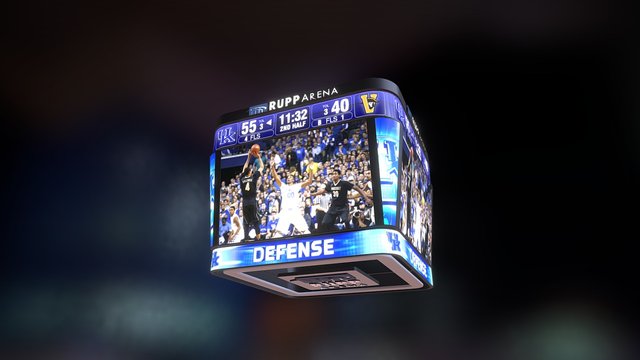 Rupp Arena Centerhung 3D Model