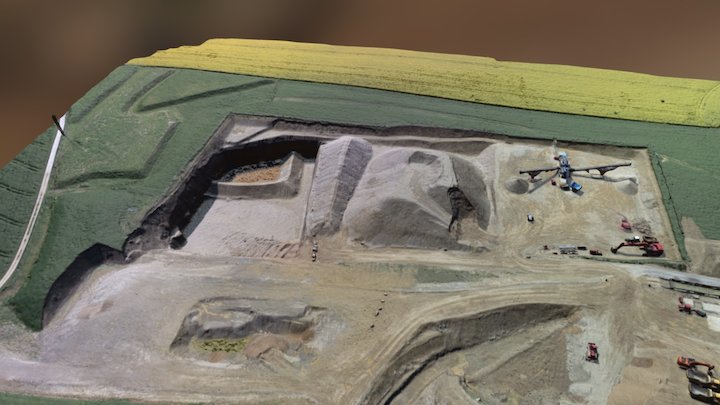 La Chaux - Gravière Sotrag - 05.05.2017 3D Model