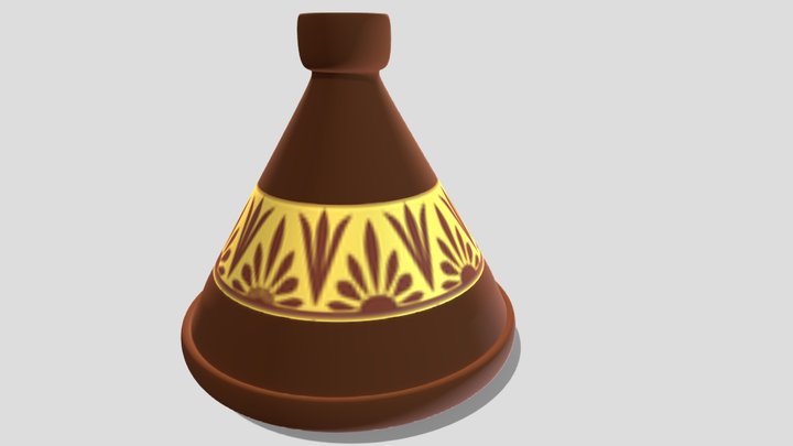 Tagine morocco asset 3d model 3D Model