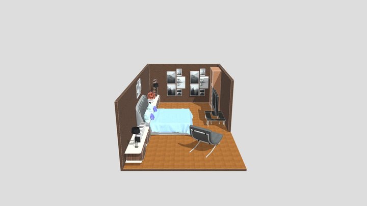 E2 Bedroom Marcus 3D Model
