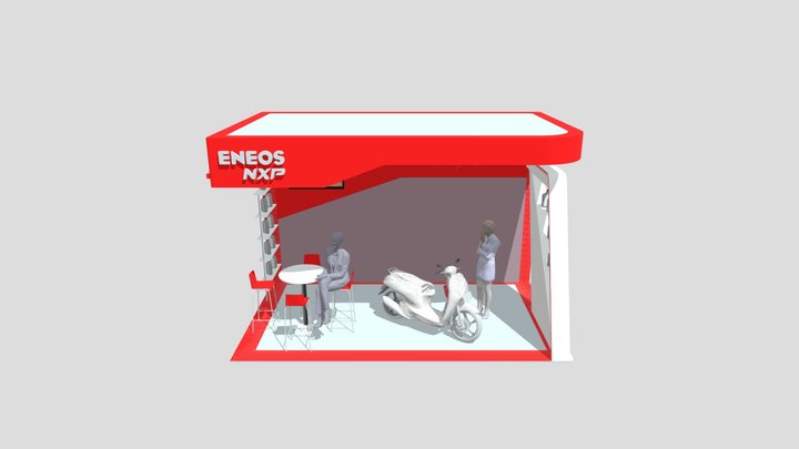 BOOTH ENEOS NXP 3D Model