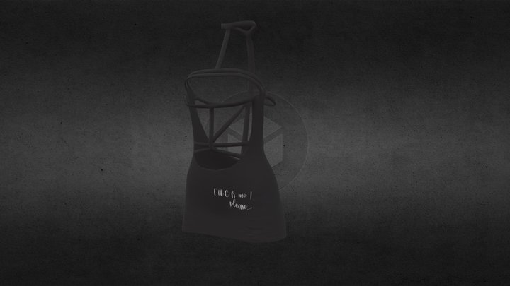 F*ck Me dress 3D Model