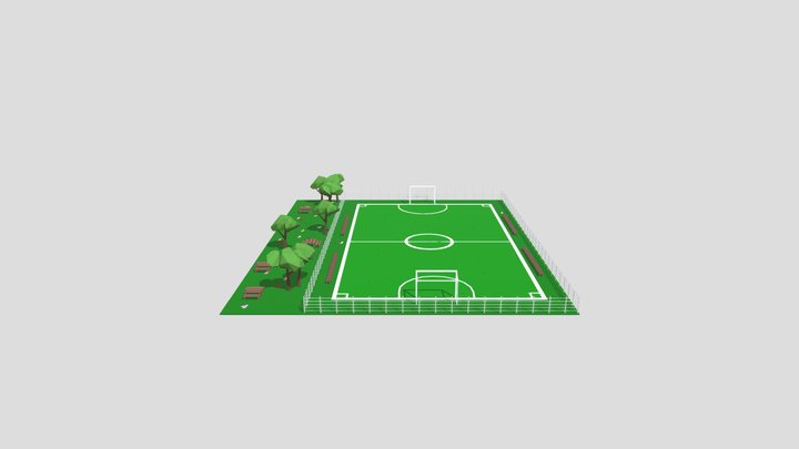 Modelo de jogador de futebol realista 3d modelo de kit de time de futebol  do egito