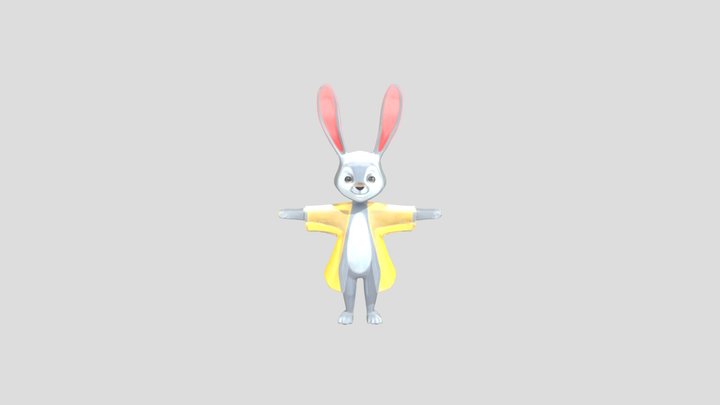 MESHY4_bunny_rigged 3D Model