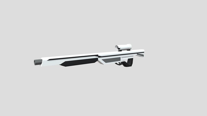 Sci Fi rifle 3D Model