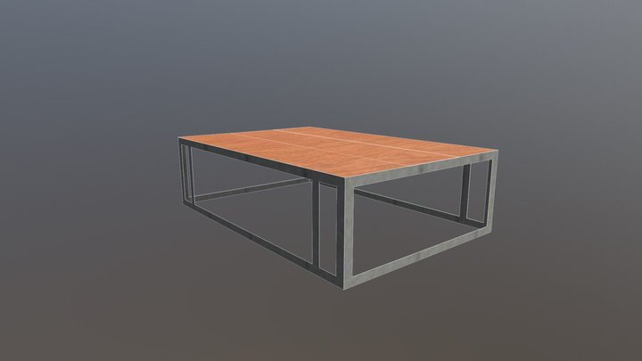 Modern / Rustic Coffee Table 3D Model