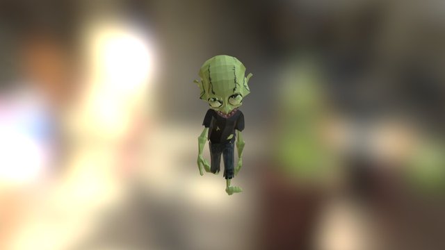 Zombie FBX@ Idle 3D Model