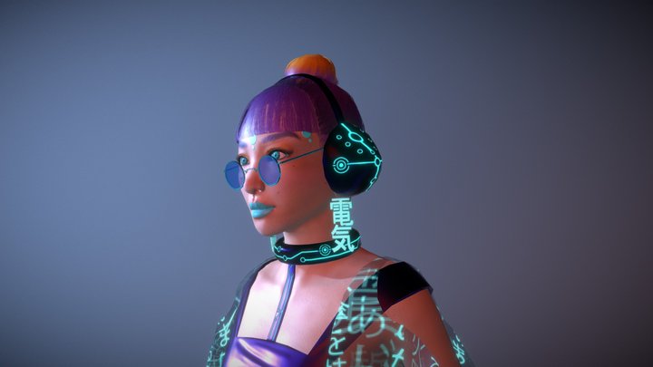 Naomi - game character 3D Model