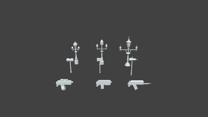 [HW XYZ School DraftPunk 4] Silhouette Edit 1 3D Model