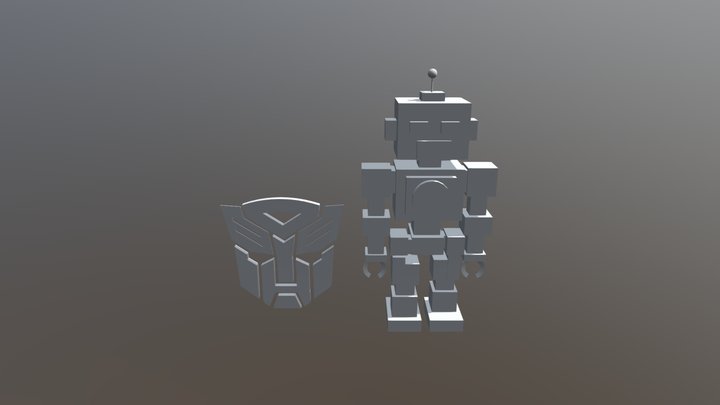Robot Terminator 3D Model
