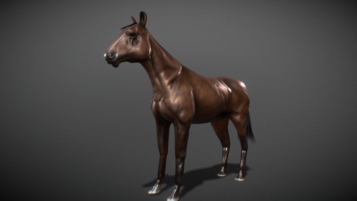 Horse (downloadable) 3D Model