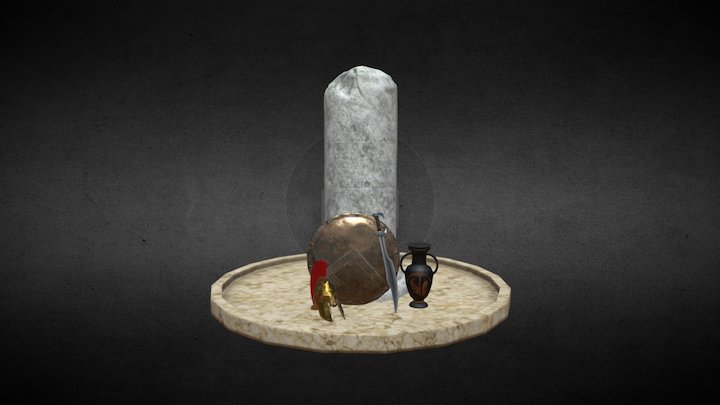 Greek Asset 3D Model