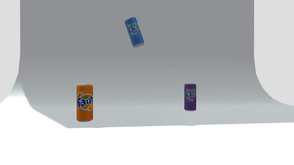 3-Pack Fanta Cans
