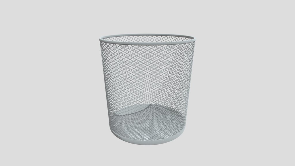 Round Mesh Office Dustbin