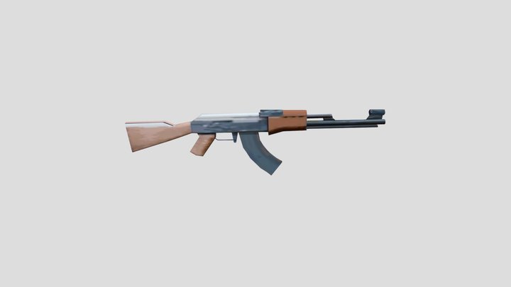 Ak 47 from Grand Theft Auto San Andreas