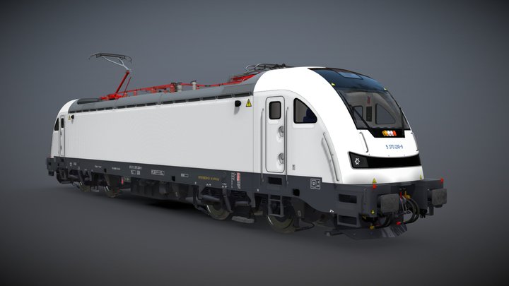 Multi-System Locomotive [Highly detailed] 3D Model