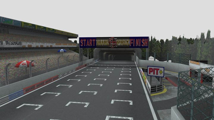 penny racers ps2 - hg circuit long – Kostenloses 3D-Modell STL