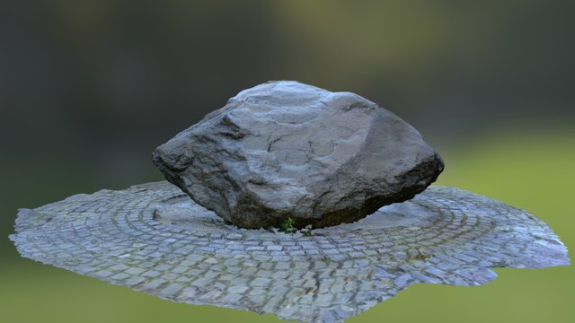 Park Rock Photogrammetry Test. 3D Model