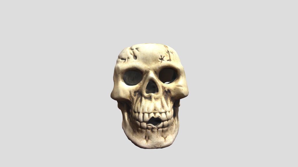 human_skull_candle_holder
