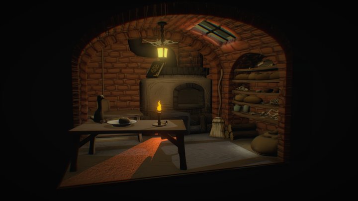 The Necromancer's Bakery 3D Model