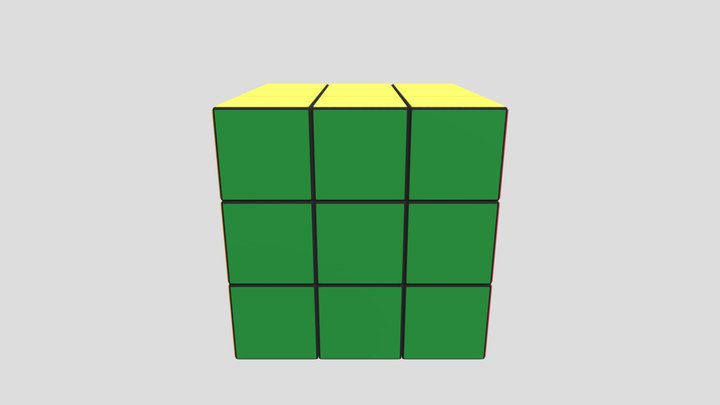 Akmal_ Rubiks_ Cube 3D Model