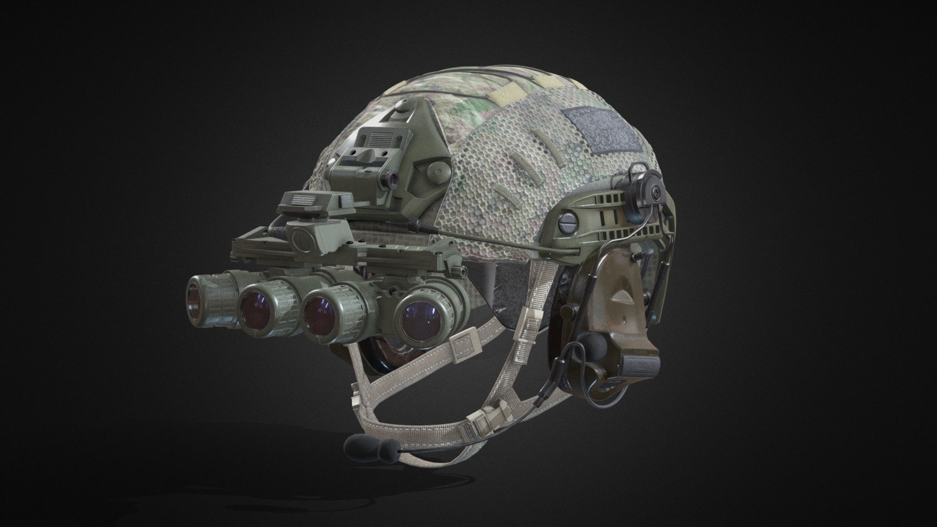 ArtStation - GPNVG-18 & Helmet