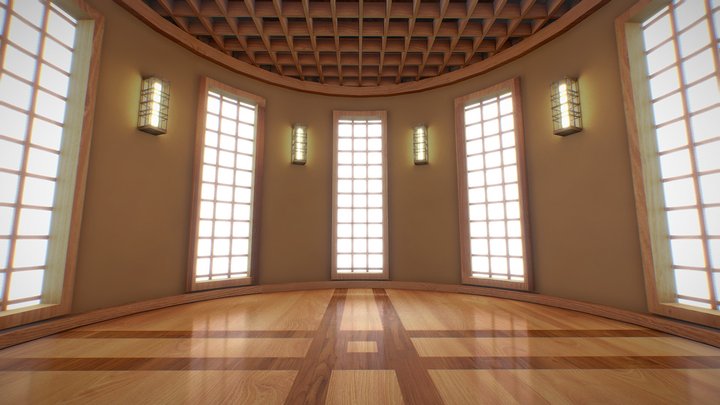 VR Meditation Room - EL13 3D Model